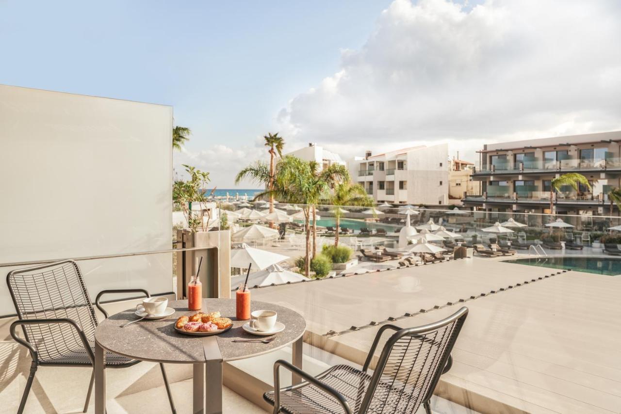 Nautilux Rethymno By Mage Hotels 외부 사진 A balcony at the resort